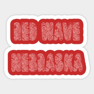 Red Wave Nebraska Sticker